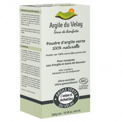 Poudre d'argile verte 100% naturelle Poudre d'argile verte 100% naturelle