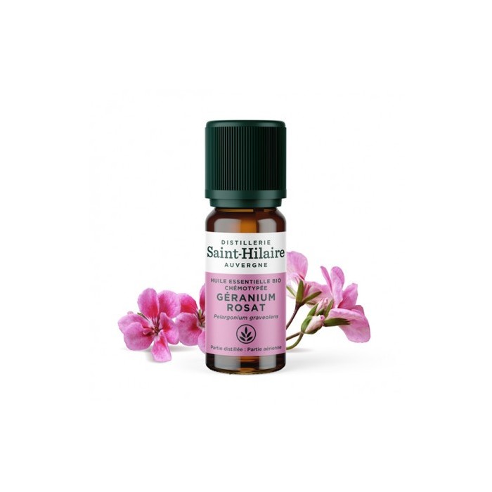 Géranium rosat en huile essentielle Bio