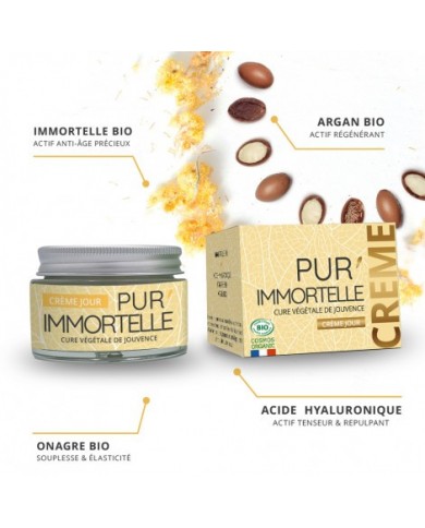 Pur'immortelle crème de jour bio Pur'immortelle crème de jour bio