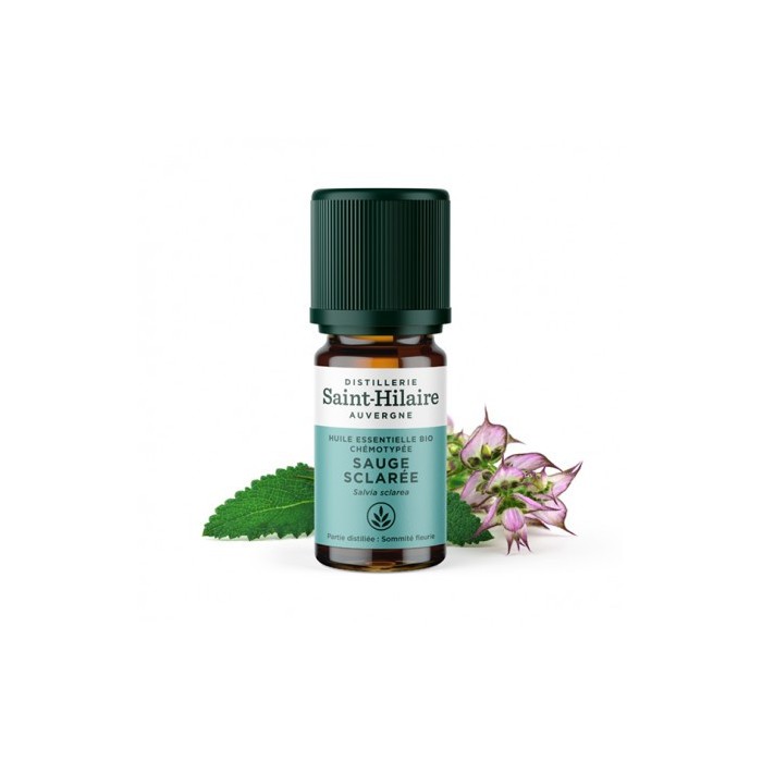 Sauge sclarée en huile essentielle Bio