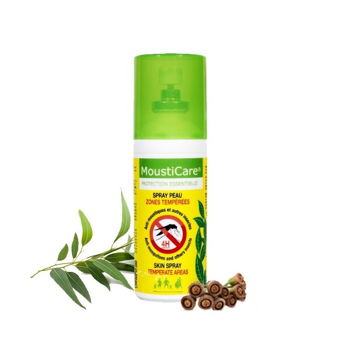 Spray anti-moustiques Peau Zones tempérées