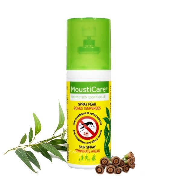 Spray anti-moustiques Peau Zones tempérées