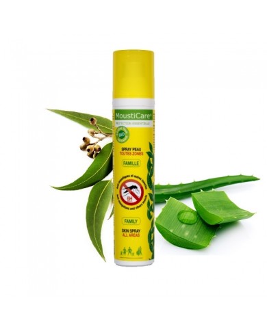Spray peau anti-moustiques Famille toutes zones Spray peau anti-moustiques Famille toutes zones
