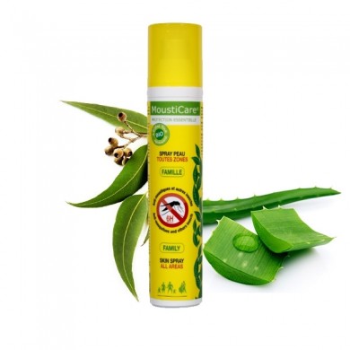 Spray peau anti-moustiques Famille toutes zones Spray peau anti-moustiques Famille toutes zones