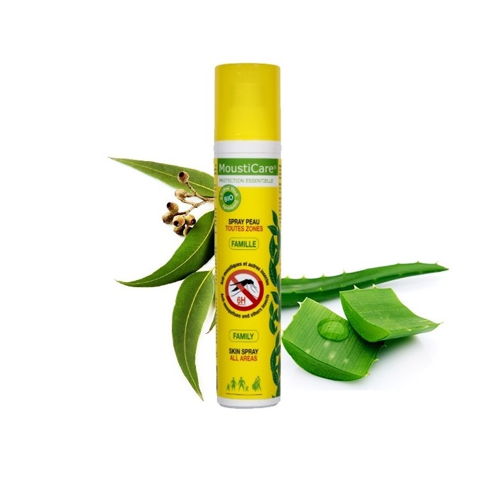Spray peau anti-moustiques Famille toutes zones