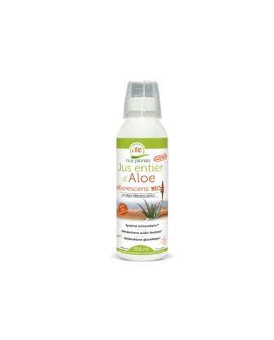 Jus entier d'Aloe Arborescens Bio au Miel ou Entier oligo-élément (zinc) 500 ml Jus entier d'Aloe Arborescens Bio au Miel ou Entier oligo-élément (zinc) 500 ml