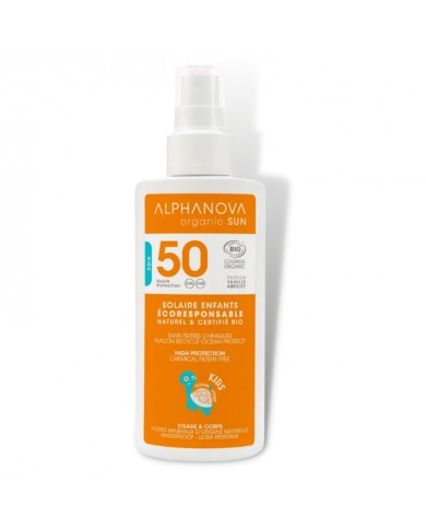 SPRAY SOLAIRE BIO ENFANTS HAUTE PROTECTION SPF 50 ALPHANOVA Herboristerie du Palais Royal Michel Pierre Paris SPRAY SOLAIRE BIO ENFANTS HAUTE PROTECTION SPF 50 ALPHANOVA Herboristerie du Palais Royal Michel Pierre Paris