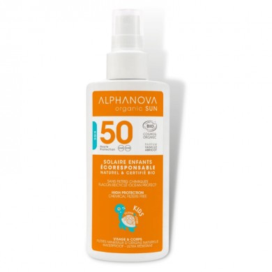 SPRAY SOLAIRE BIO ENFANTS HAUTE PROTECTION SPF 50 ALPHANOVA Herboristerie du Palais Royal Michel Pierre Paris SPRAY SOLAIRE BIO ENFANTS HAUTE PROTECTION SPF 50 ALPHANOVA Herboristerie du Palais Royal Michel Pierre Paris