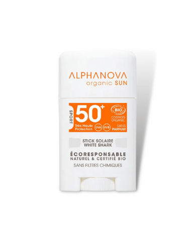 STICK SOLAIRE VISAGE SPF 50+ TRES HAUTE PROTECTION ALPHANOVA Herboristerie du Palais Royal Michel Pierre Paris