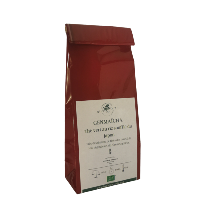 Genmaïcha - Thé vert au riz soufflé du Japon BIO