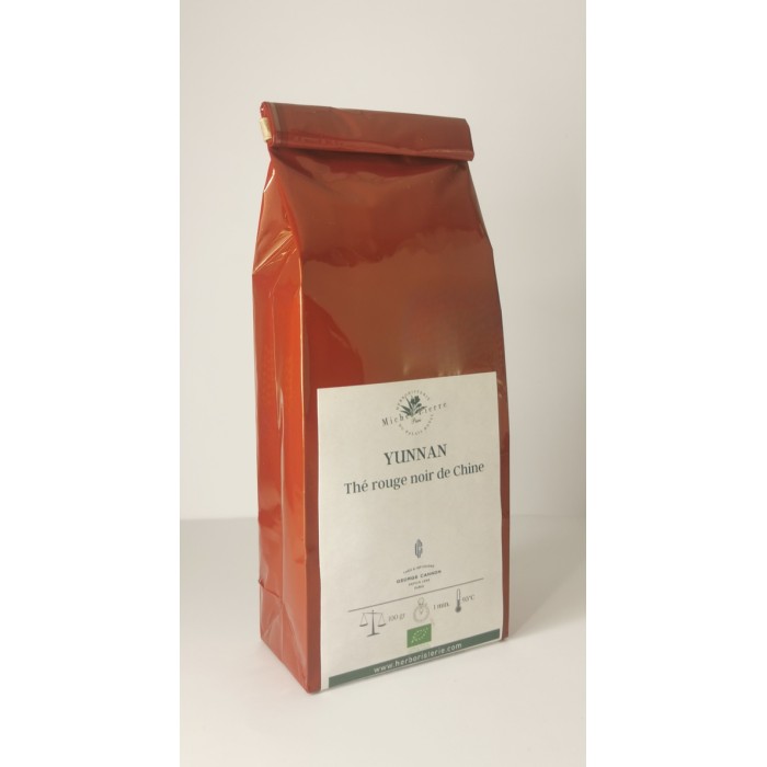 Yunnan - thé rouge noir de Chine BIO