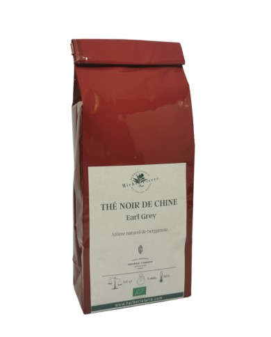 Thé noir de Chine Earl Grey - aromatisé BIO Thé noir de Chine Earl Grey - aromatisé BIO