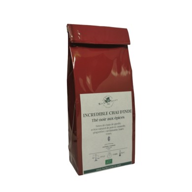 Incredible Chai d'Inde - Thé noir aux épices BIO Incredible Chai d'Inde - Thé noir aux épices BIO
