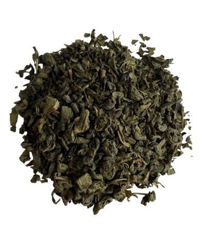 Thé Vert  de Chine - aromatisé menthe BIO Thé Vert  de Chine - aromatisé menthe BIO