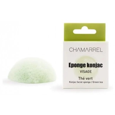Eponge konjac visage - Thé vert Eponge konjac visage - Thé vert