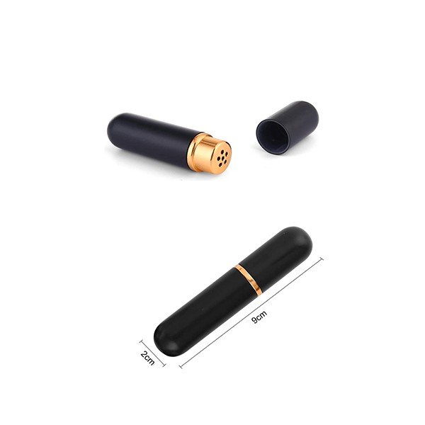 Inhalateur en Aluminium Noir