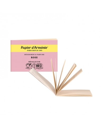 Papier d'Arménie Rose à brûler Papier d'Arménie Rose à brûler