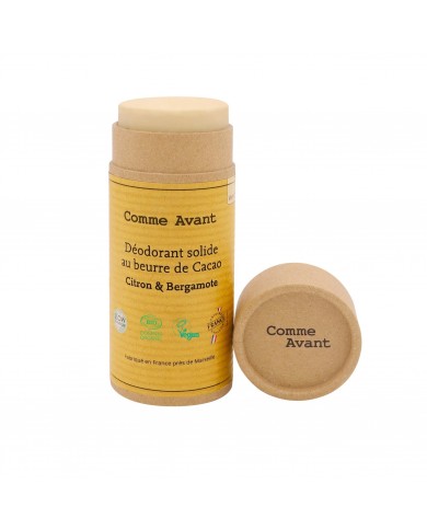 Déodorant solide Citron & Bergamote Bio Déodorant solide Citron & Bergamote Bio