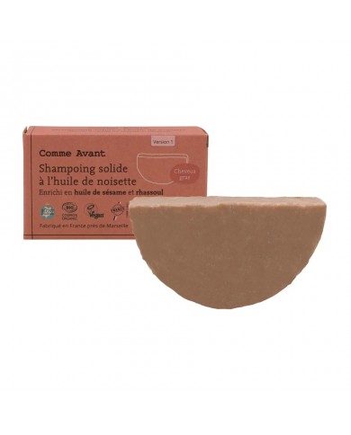 Shampoing solide a l'huile de Sésame & Rhassoul Bio Shampoing solide a l'huile de Sésame & Rhassoul Bio