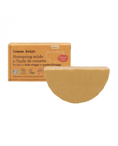 Shampoing solide à l'huile d'Argan & poudre d'Orange Bio Shampoing solide à l'huile d'Argan & poudre d'Orange Bio