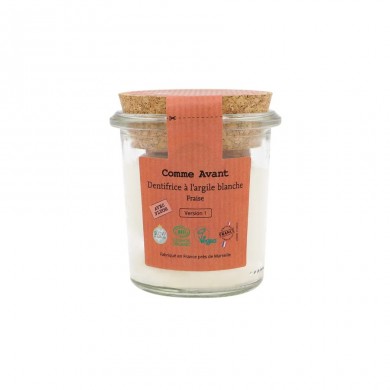 Dentifrice enfant bio naturel en pâte parfum fraise Dentifrice enfant bio naturel en pâte parfum fraise