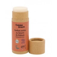 Parfum bio solide et naturel sans alcool au beurre de kokum Patchouli & fleur de cerisier Parfum bio solide et naturel sans alcool au beurre de kokum Patchouli & fleur de cerisier