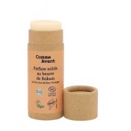 Parfum bio solide et naturel sans alcool au beurre de kokum Lait de coco & fleur d'Oranger Parfum bio solide et naturel sans alcool au beurre de kokum Lait de coco & fleur d'Oranger