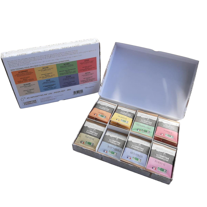 Coffret dégustation tisanes