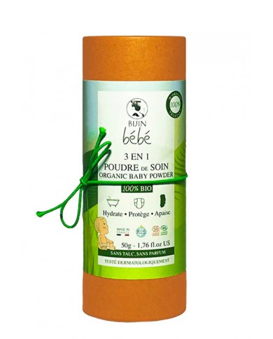 Poudre de soin bio 3 en 1 pour bébé Poudre de soin bio 3 en 1 pour bébé