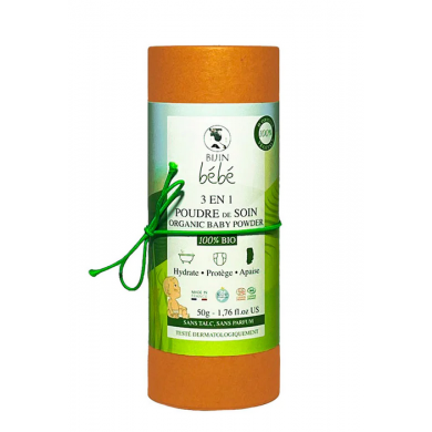 Poudre de soin bio 3 en 1 pour bébé Poudre de soin bio 3 en 1 pour bébé