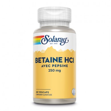 Bétaïne HCI avec pepsine Bétaïne HCI avec pepsine