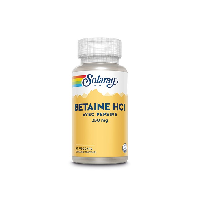 Bétaïne HCI avec pepsine