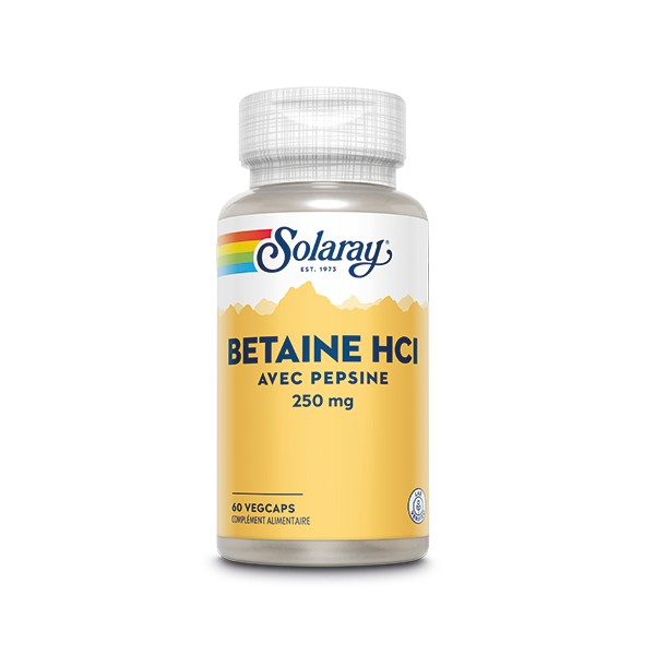 Bétaïne HCI avec pepsine