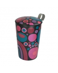 * Tasse ronde en porcelaine avec filtre * Tasse ronde en porcelaine avec filtre