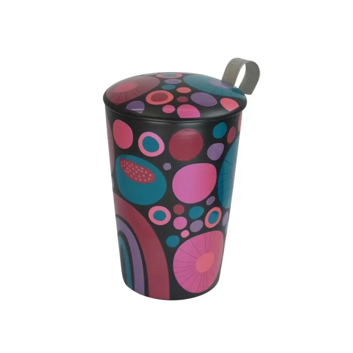 * Tasse haute en porcelaine avec filtre - Teave