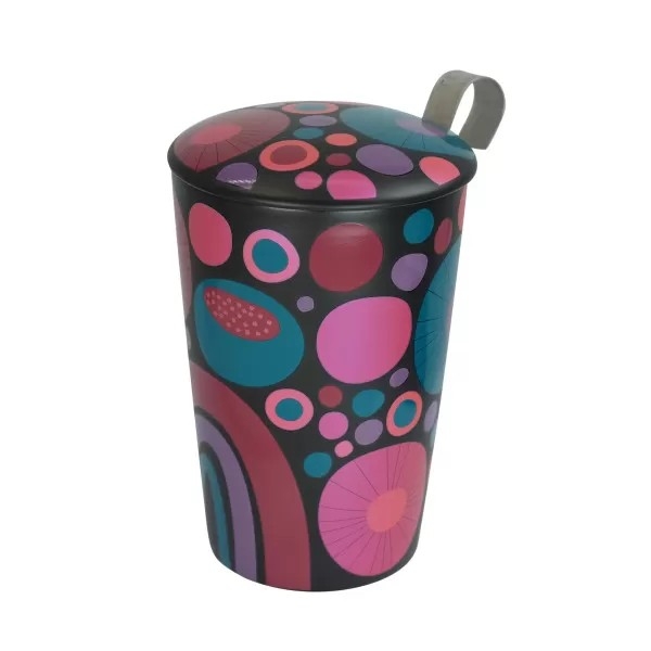 * Tasse haute en porcelaine avec filtre - Teave