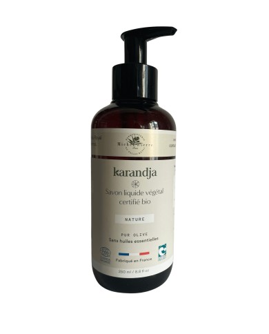 Savon liquide végétal pur olive NATURE certifié bio 250 ml Savon liquide végétal pur olive NATURE certifié bio 250 ml