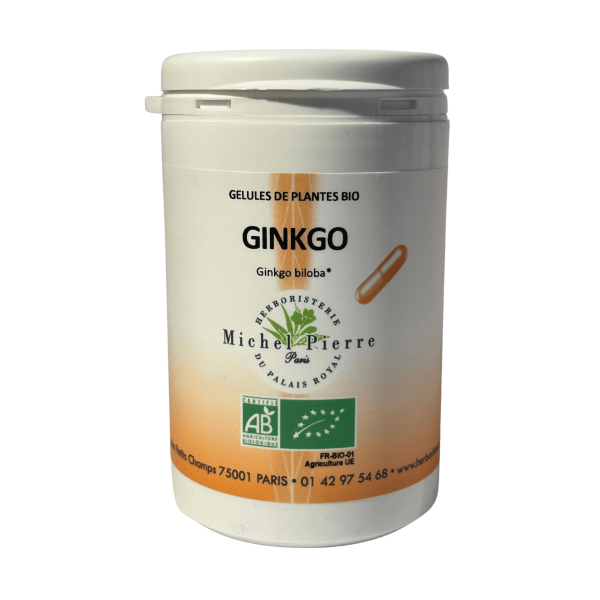 Ginkgo biloba en gélules Bio Herboristerie du Palais Royal