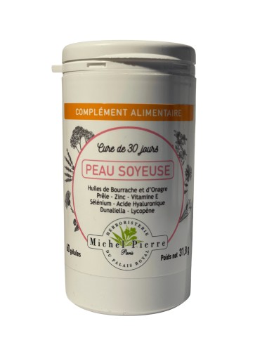 Peau Soyeuse en gélules Herboristerie du Palais Royal Paris Michel Pierre Peau Soyeuse en gélules Herboristerie du Palais Royal Paris Michel Pierre