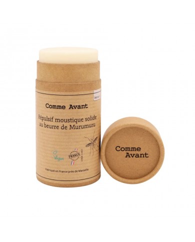 Répulsif anti-moustique solide au beurre de murumuru Répulsif anti-moustique solide au beurre de murumuru
