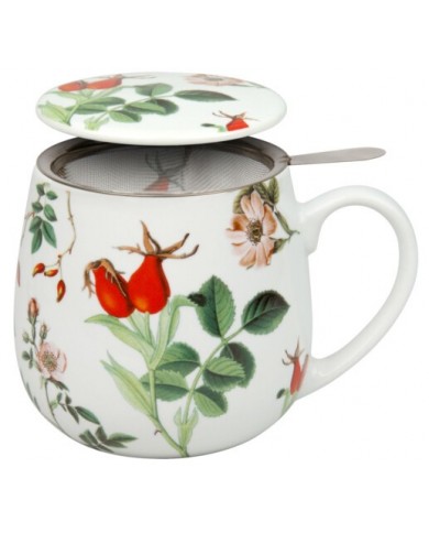 * Tasse ronde en porcelaine avec filtre * Tasse ronde en porcelaine avec filtre