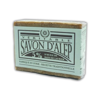 Savon d'Alep 5% Huile de Laurier Savon d'Alep 5% Huile de Laurier