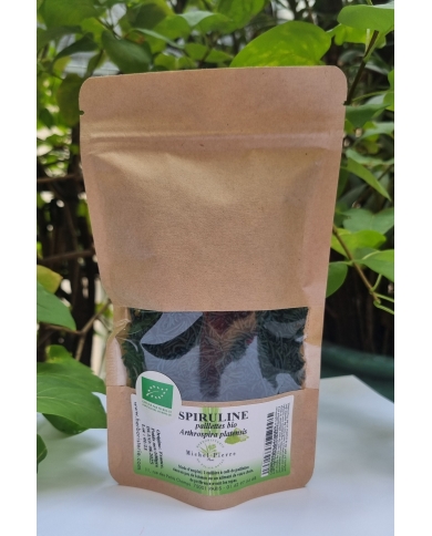 Spiruline française Bio en paillette Spiruline française Bio en paillette