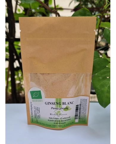 Ginseng blanc en poudre Ginseng blanc en poudre
