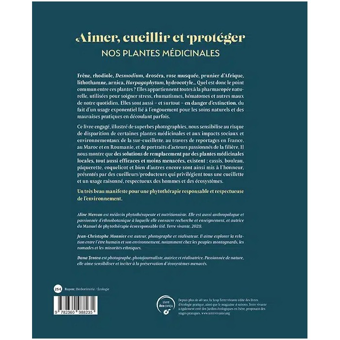 Livre "Aimer, cueillir et protéger nos plantes médicinales"