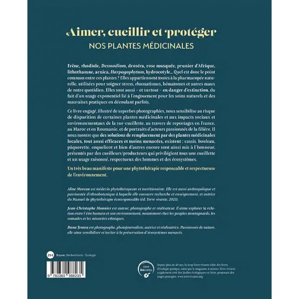 Livre "Aimer, cueillir et protéger nos plantes médicinales"
