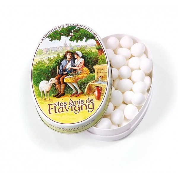 Bonbons Anis 50g  - Boîte ovale