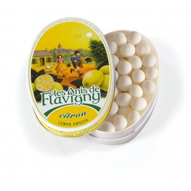 Bonbons Citron 50g - Boîte ovale Bonbons Citron 50g - Boîte ovale