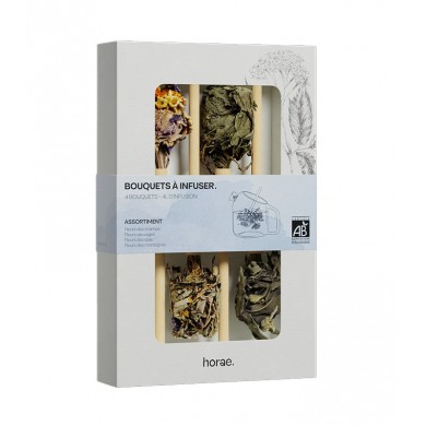 Coffret de 4 bouquets à infuser Bio Coffret de 4 bouquets à infuser Bio