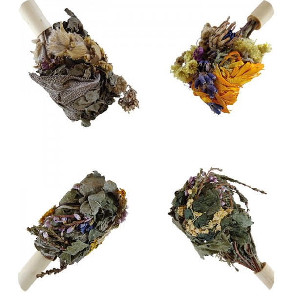 Coffret de 4 bouquets à infuser Bio